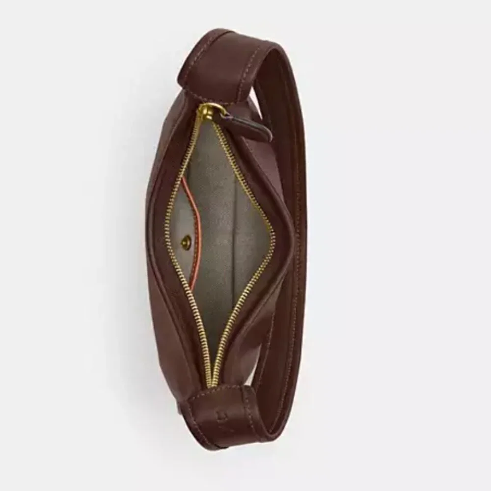 Coach Curve Zip Bag in Maple